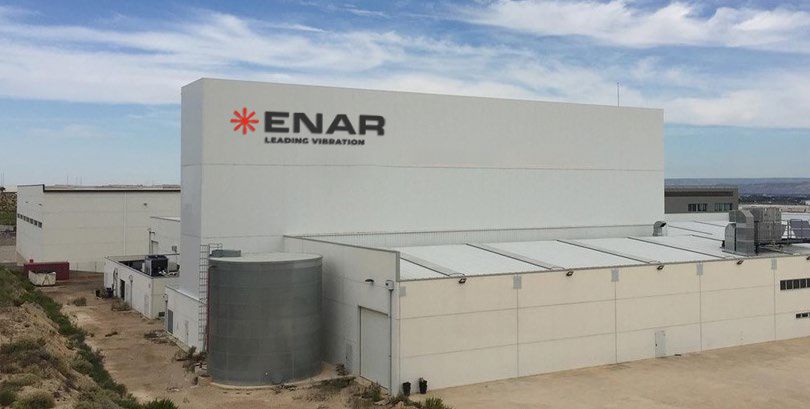 Sede y planta de producción de ENAR en Zaragoza